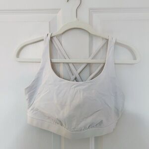 Lululemon Athletica White Energy Sports Bra
